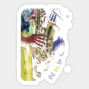 Gentle Sax Sticker